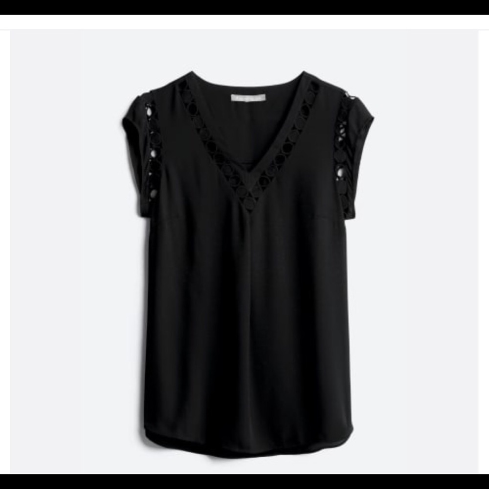 Cut out detail blouse